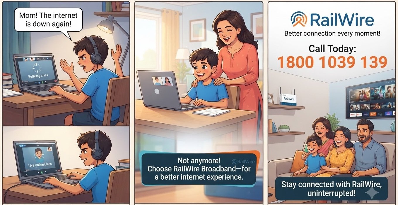 Home railwire broadbad