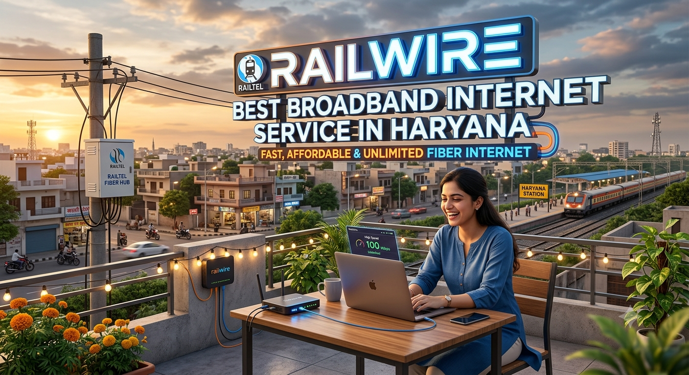 Home best broadband internet service in haryana with railwire.webp